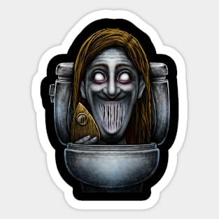 Horror toilet Monster #23 Sticker